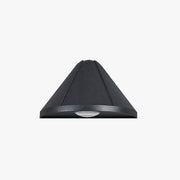 Ray Modern Cone Metal Outdoor Wall Lamp, Black - Lamp Copper