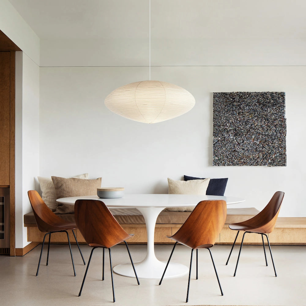 Sente Washi Paper Swag Pendant Light - Lamp Copper