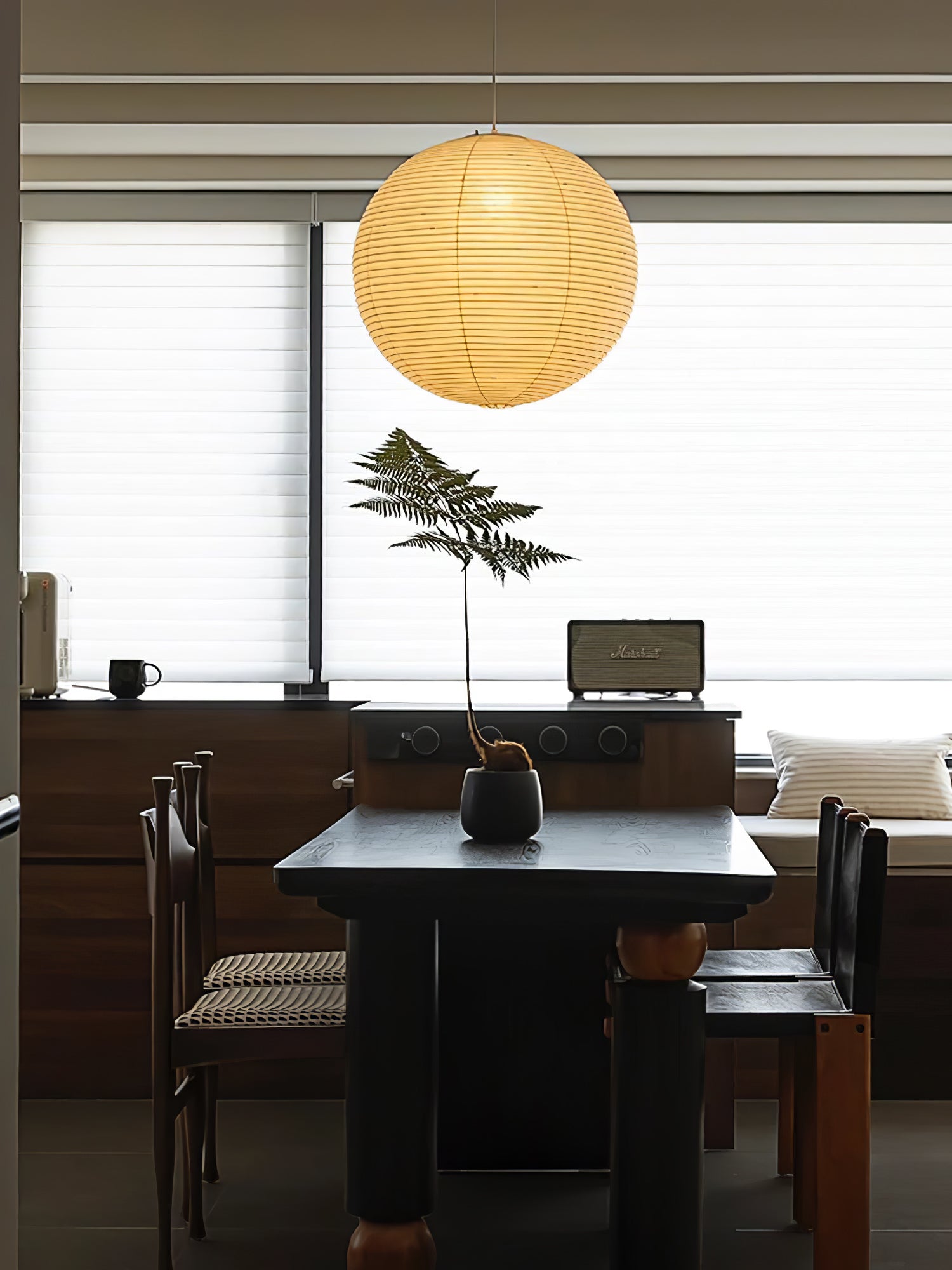 Lustra Pendant Lamp Paper for Living Room - Lamp Copper