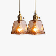 Zina Pendant Light Glass&Brass - Lamp Copper
