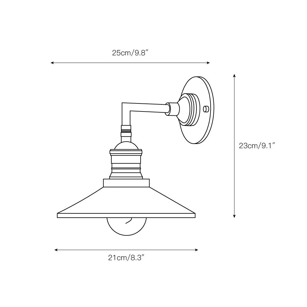 Isadora Brass Indoor Wall Lamp - Lamp Copper