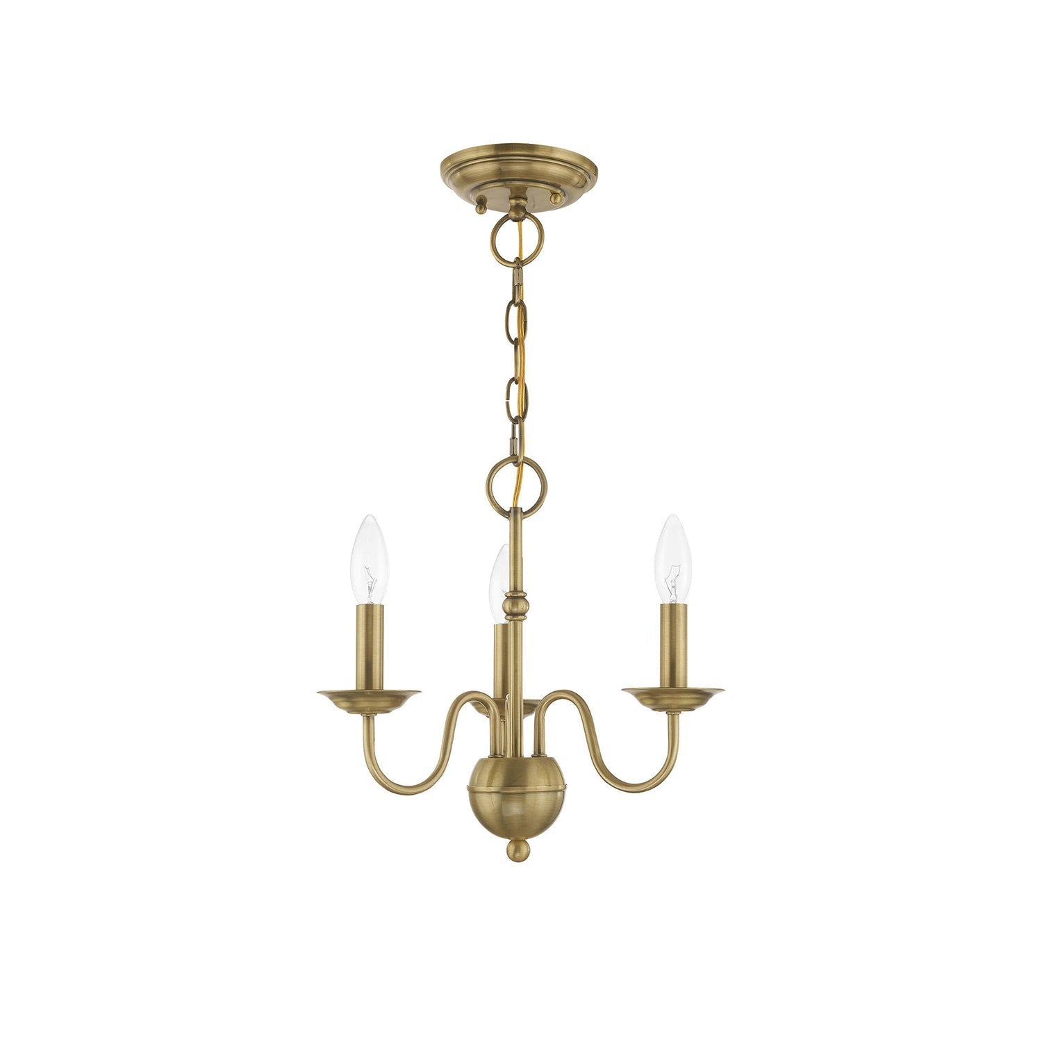 Avvarir Vintage Industrial Brass Metal Chandelier - Lamp Copper