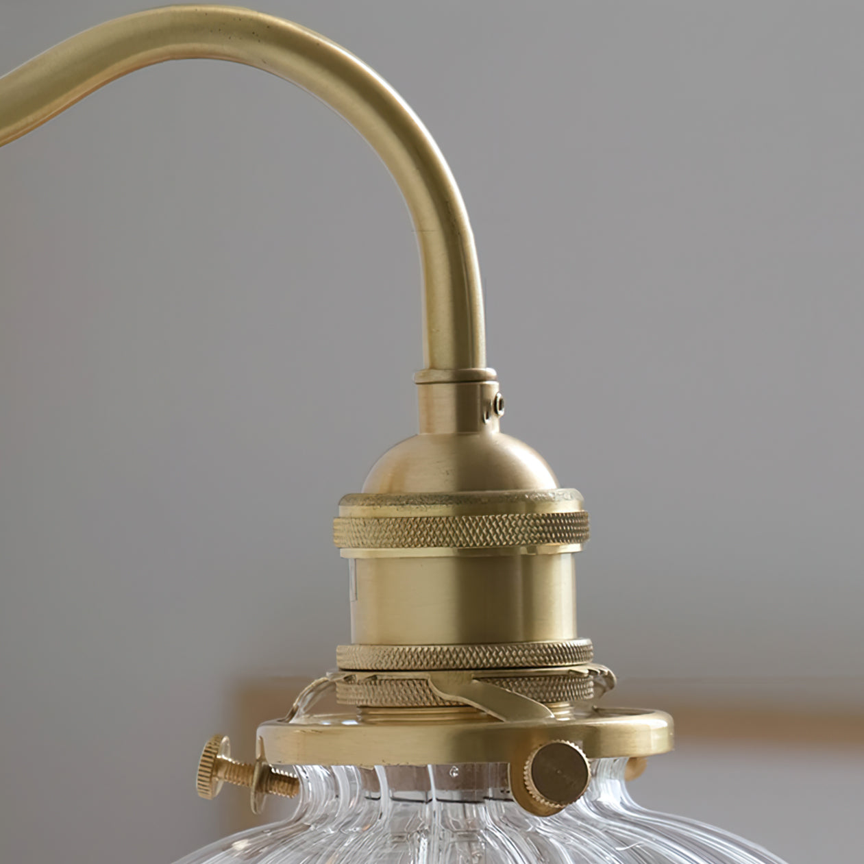 June Vintage Glass Wall Lamp - Lamp Copper