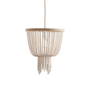 Himinuvyi Modern Beaded Wooden Rope Metal Chandelier - Lamp Copper