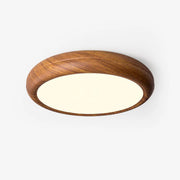 Grena Wood Grain Round Ceiling Light - Lamp Copper