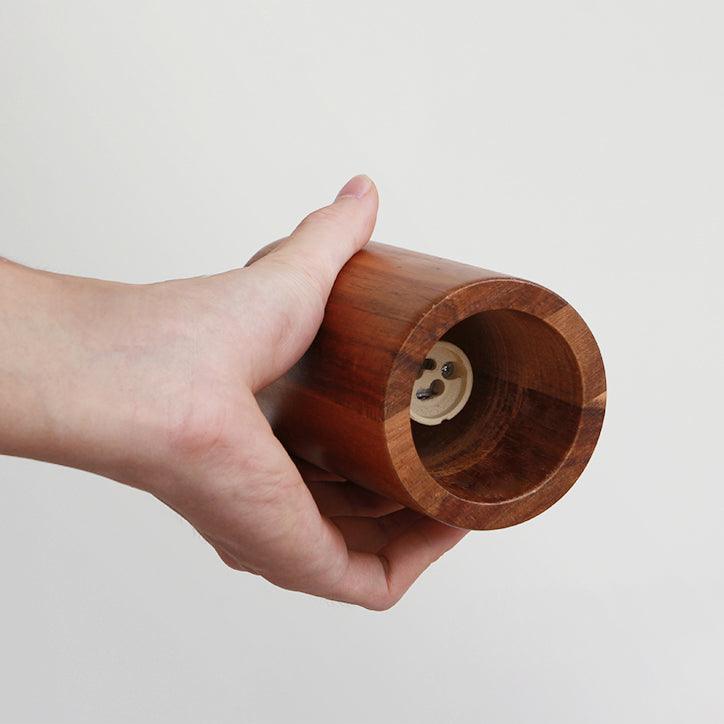 Finn Wood Track Ceiling Light Spotlight - Lamp Copper