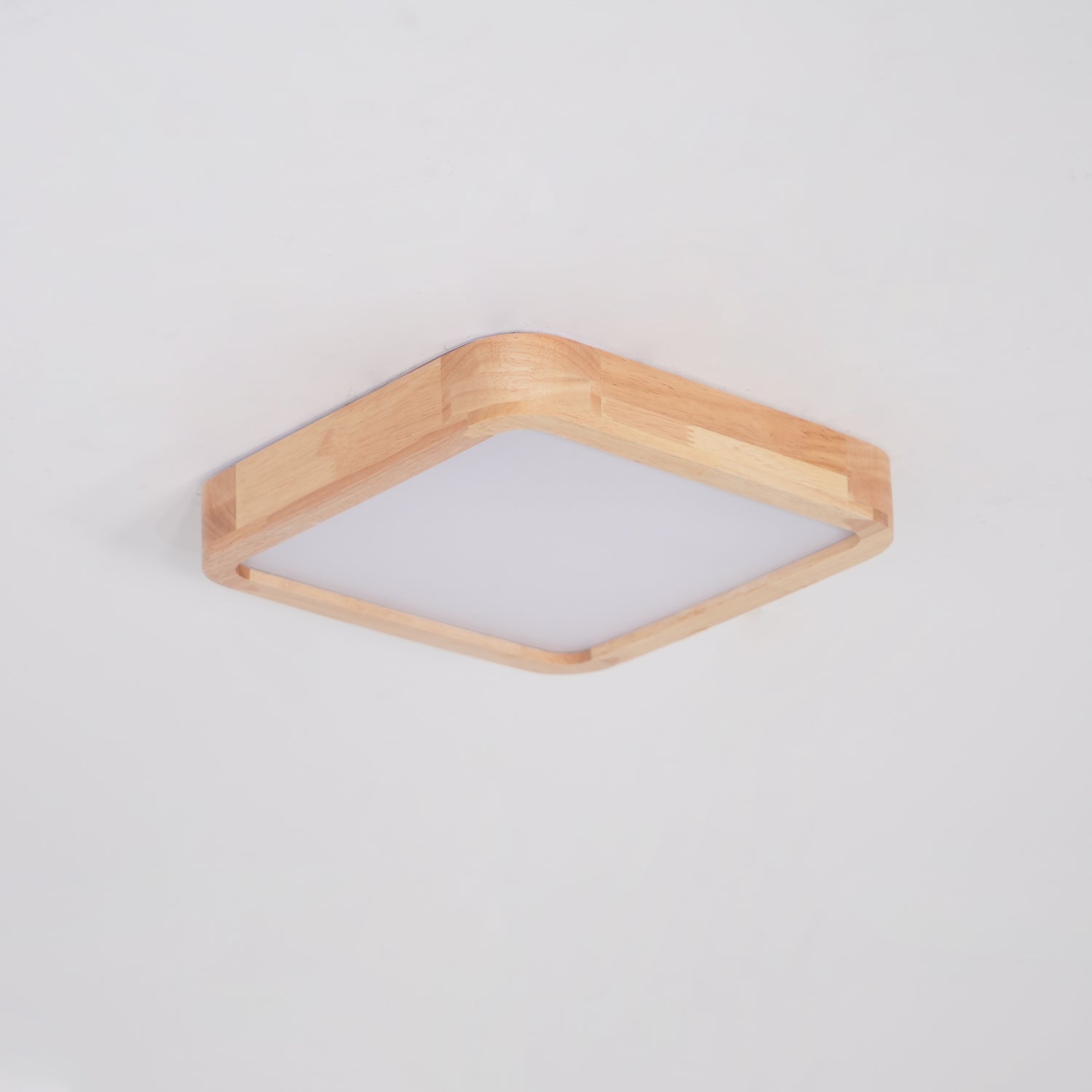 Hano Wooden Geometric Ceiling Light - Lamp Copper