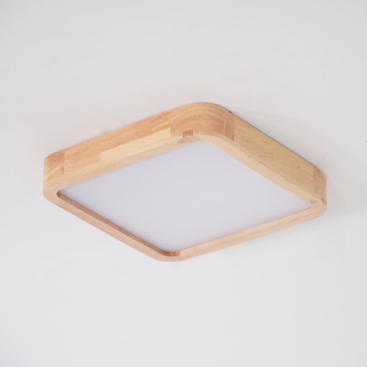 Hano Wooden Geometric Ceiling Light - Lamp Copper