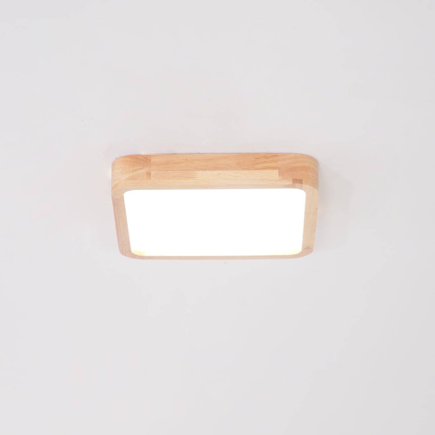 Hano Wooden Geometric Ceiling Light - Lamp Copper