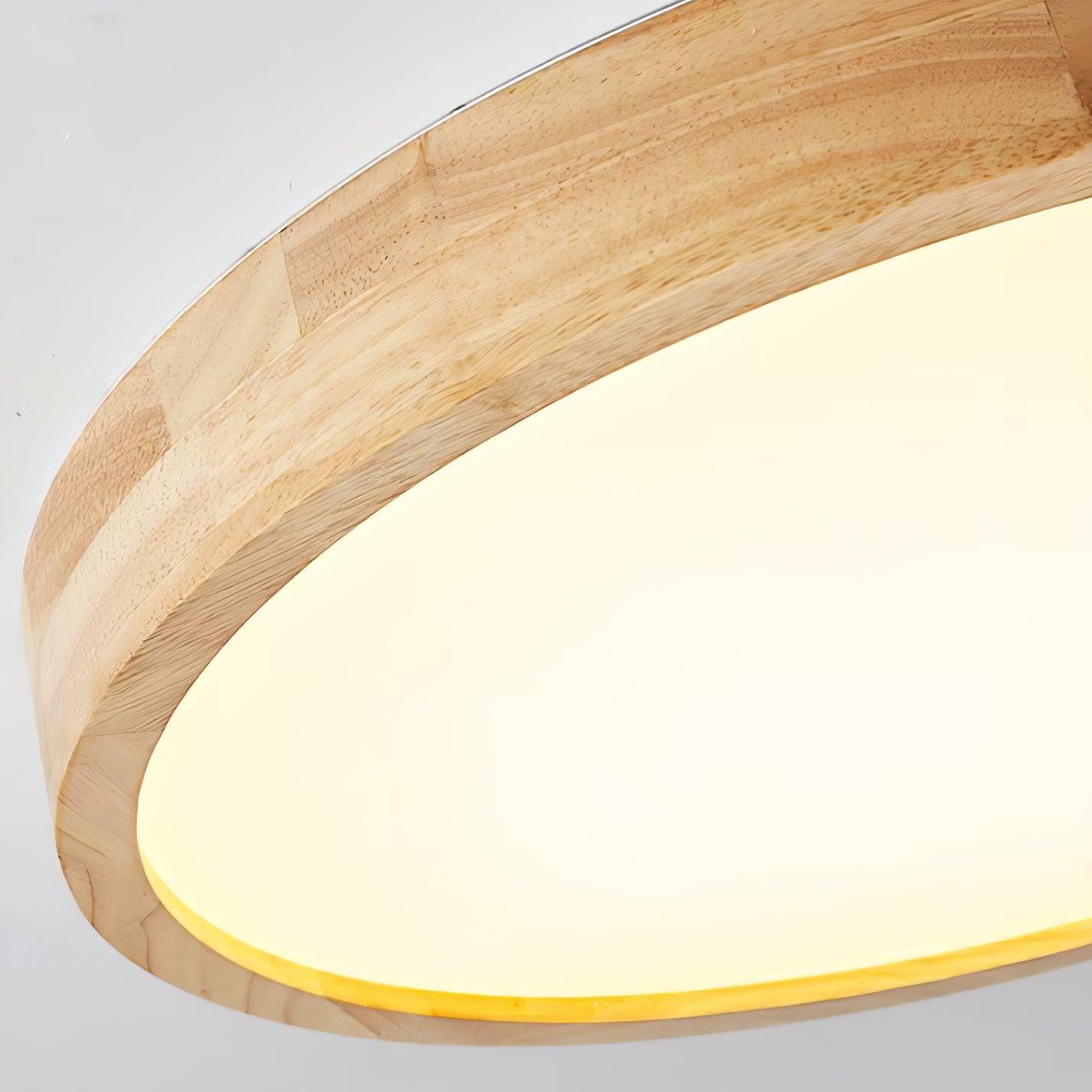Hano Wooden Geometric Ceiling Light - Lamp Copper