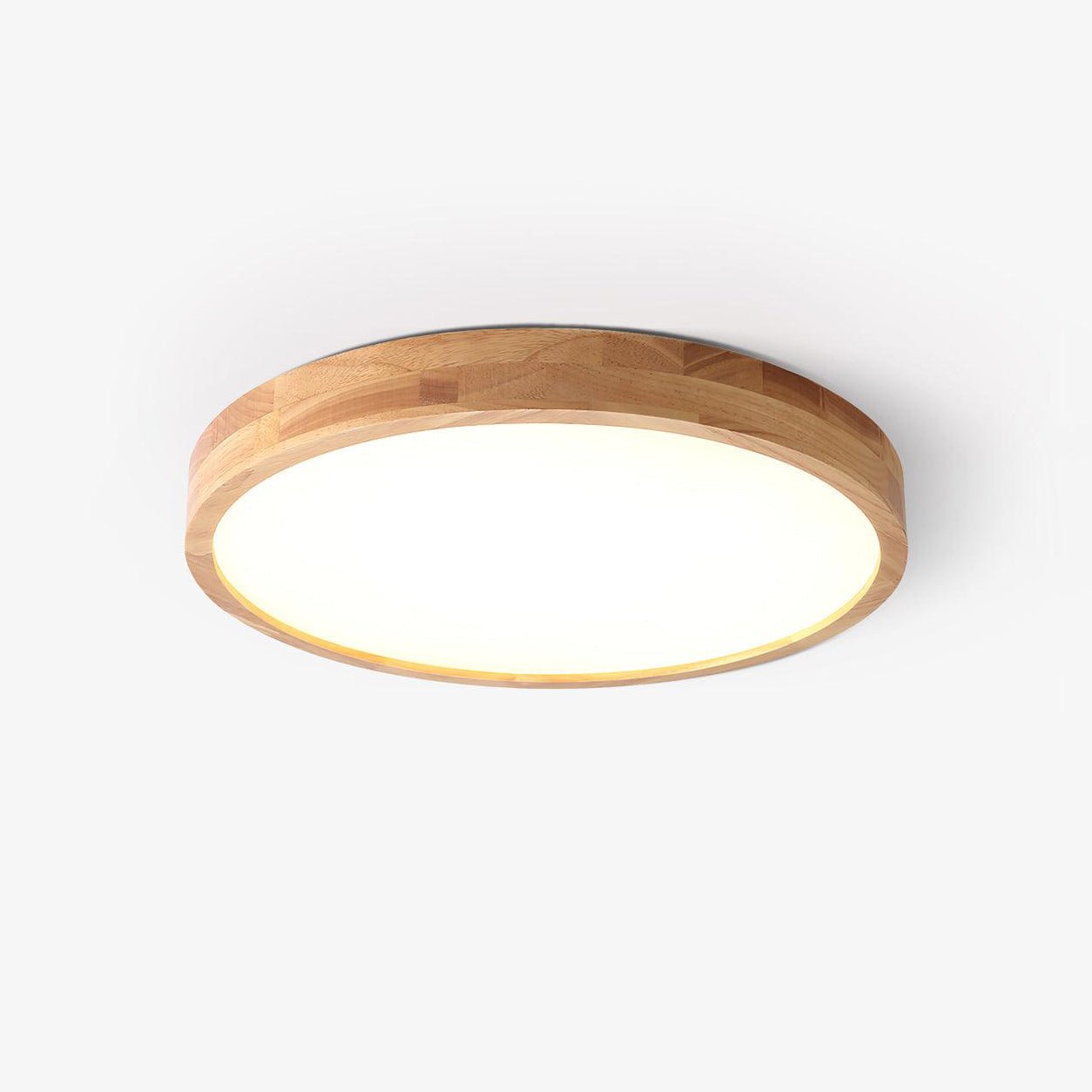 Hano Wooden Geometric Ceiling Light - Lamp Copper