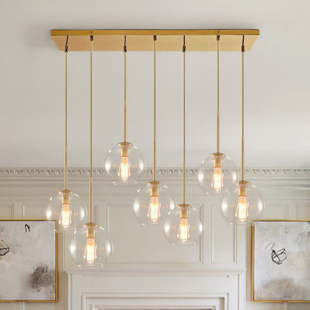 Zorunn Modern Metal Pendant Light - Lamp Copper