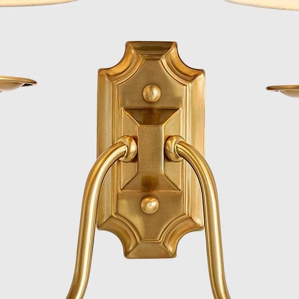 Chloe Vintage Fabric Shades Wall Lamp - Lamp Copper
