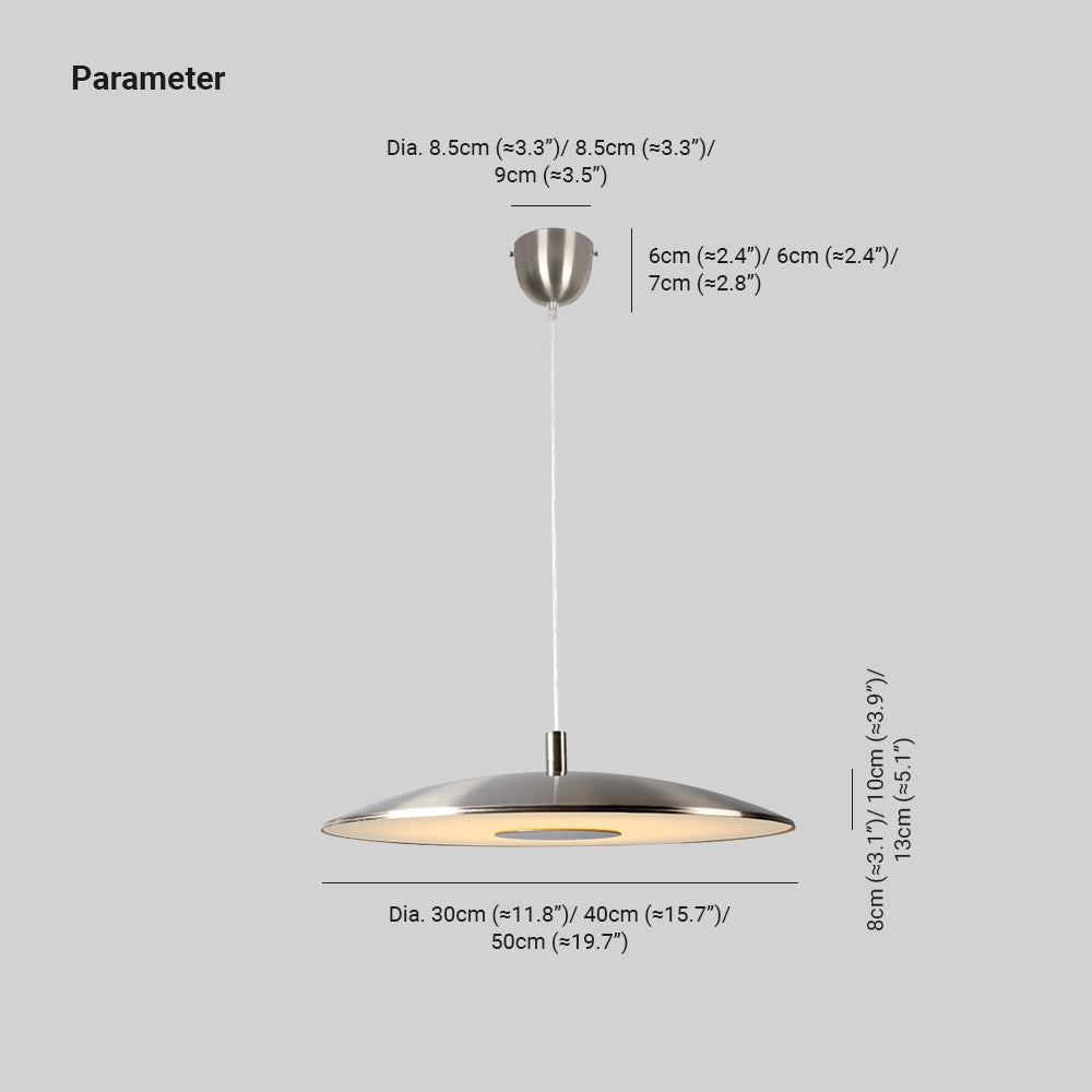 Arisha kitchen Pendant Light White& Nickel Post Modern - Lamp Copper
