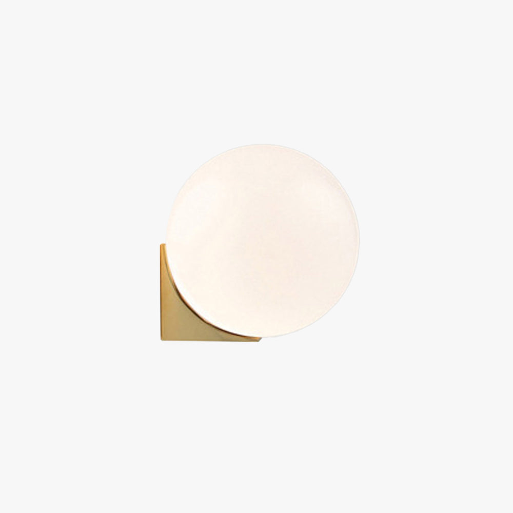 Valentina Indoor Wall Lamp Glass Brass&White Living Room Bedroom - Lamp Copper