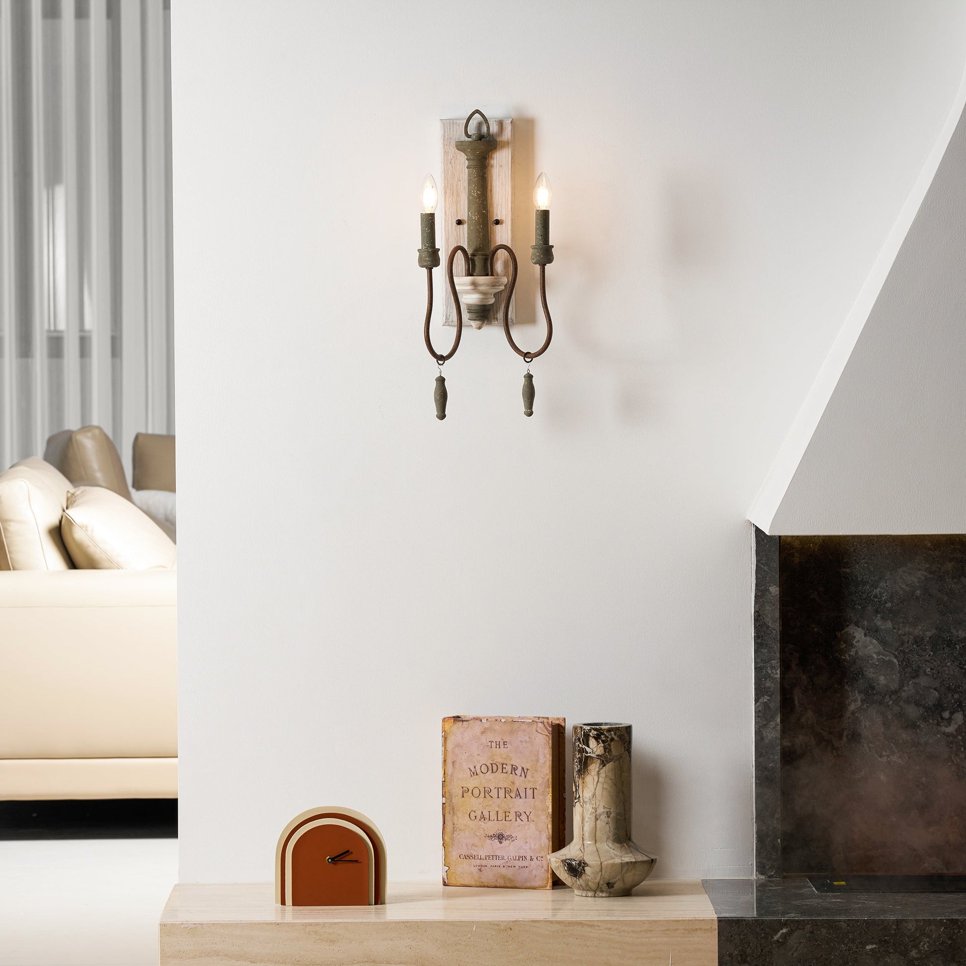 Zoe Elegance Vintage Classic Metal Wall Lamp - Lamp Copper