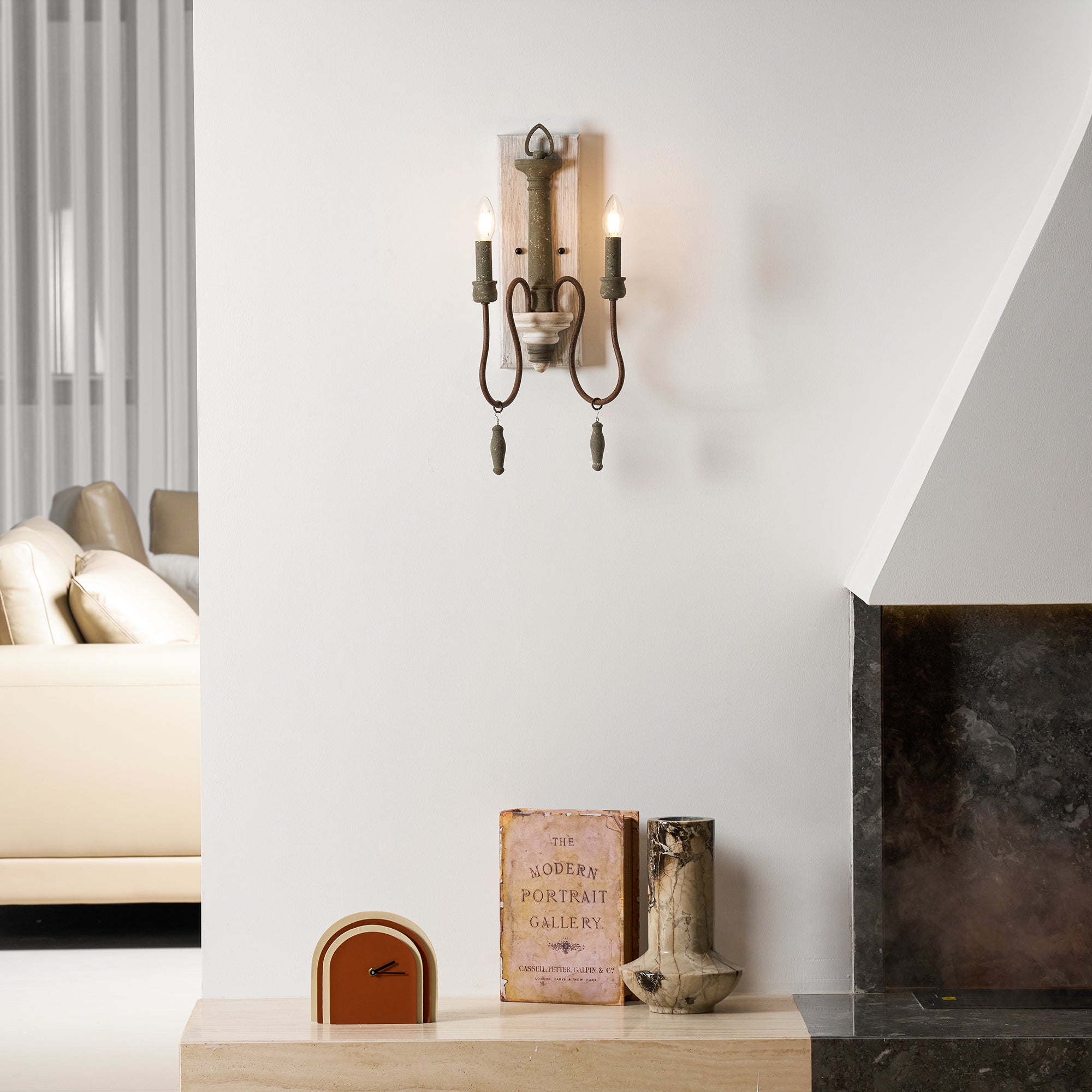Zoe Elegance Vintage Classic Metal Wall Lamp - Lamp Copper
