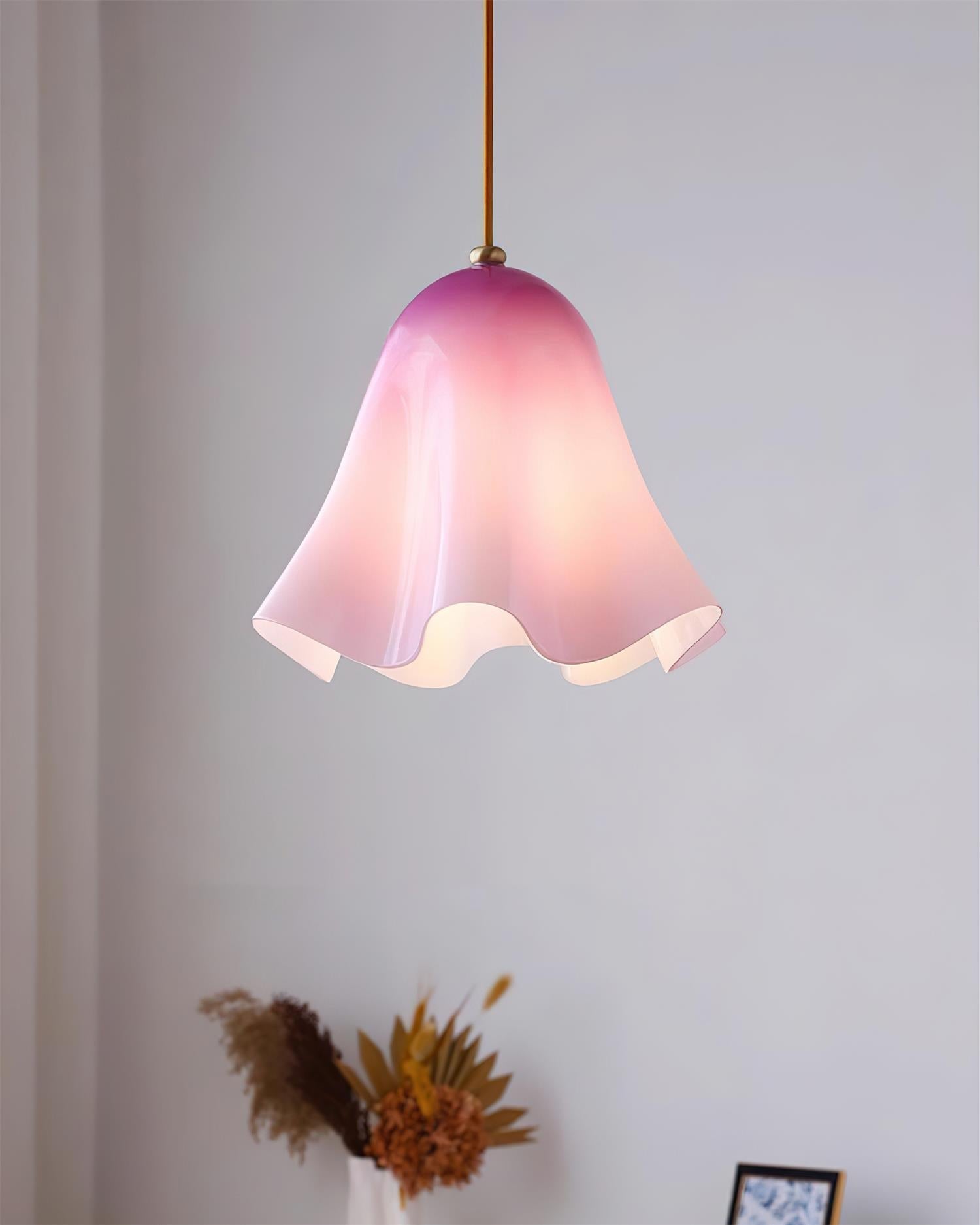 Musa Artistic Glass Modern Bloom Inspired Ceiling Lamp
