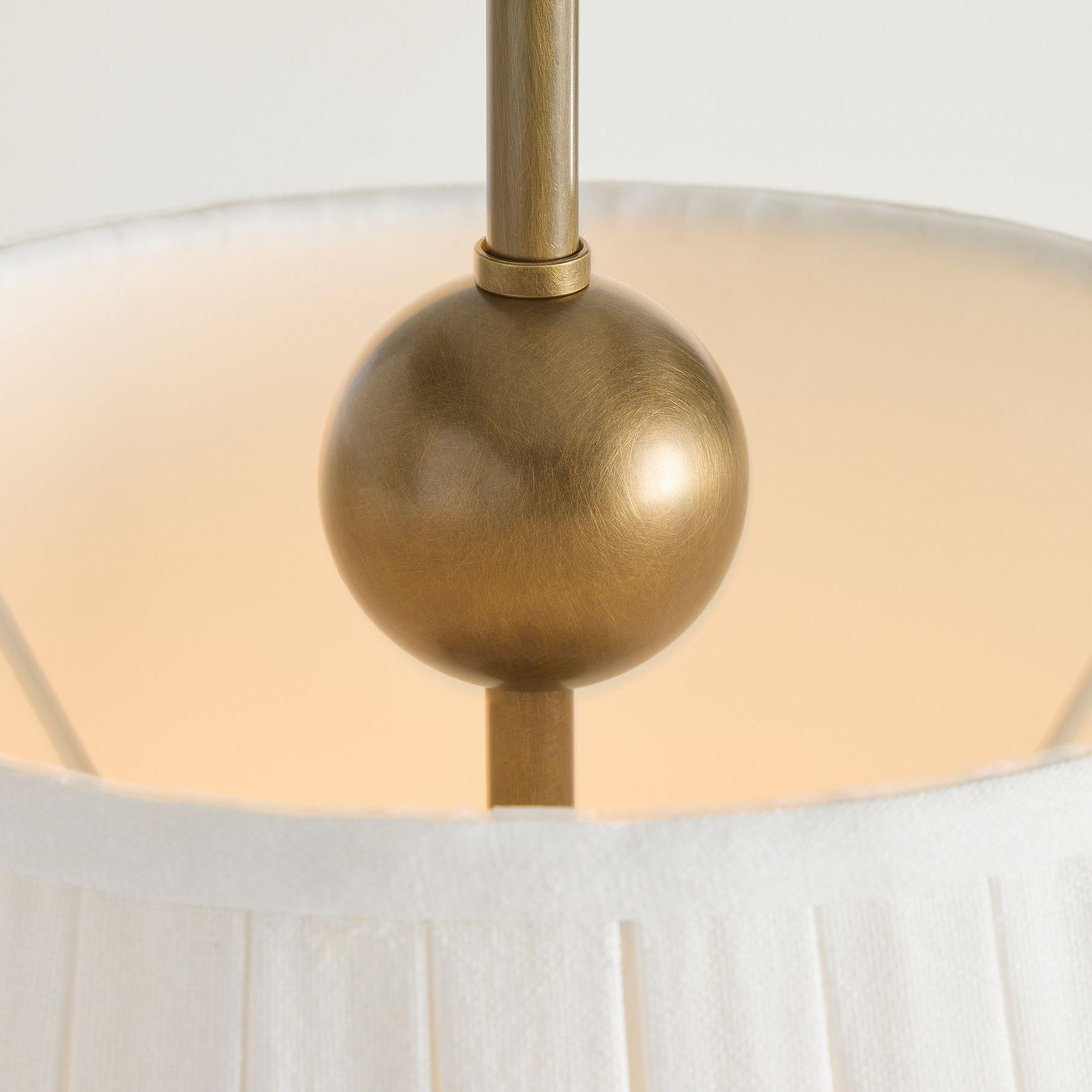 Grace Fabric  Pleated Shade Pendant Light