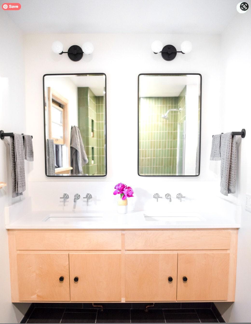 Pearl  Modern Brass Wall Sconce for Bathroom