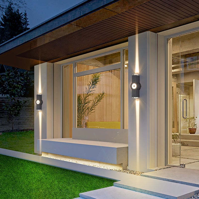 Ovelo Modern Waterproof Minimalist Cross Outdoor Wall Light Garden/Corridor - Lamp Copper
