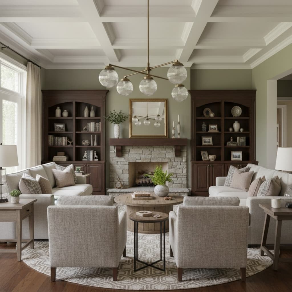 Pearl Multi-Light Brass Chandelier
