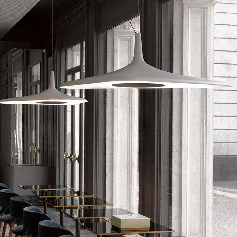 Arisha Modern Minimalist ResinCreative Pendant Light, Black/White - Lamp Copper