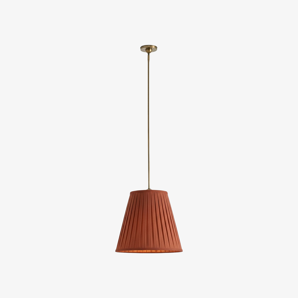 Grace Fabric  Pleated Shade Pendant Light