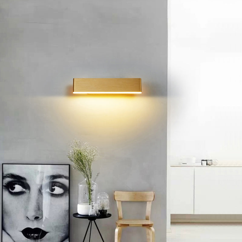 Kaya Rectangular Rotatable Wall Lamp - Lamp Copper