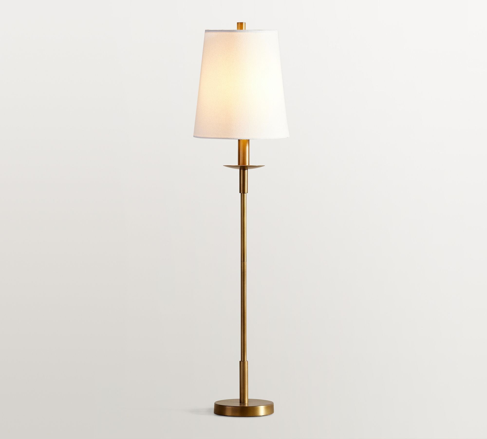 Lodge Modern Iron Linen Table Lamp  Bedroom