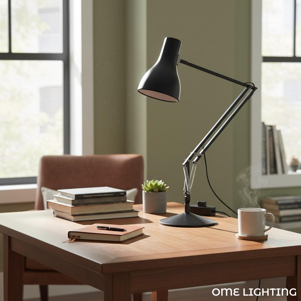 Archive Table Lamp Metal Construction Task