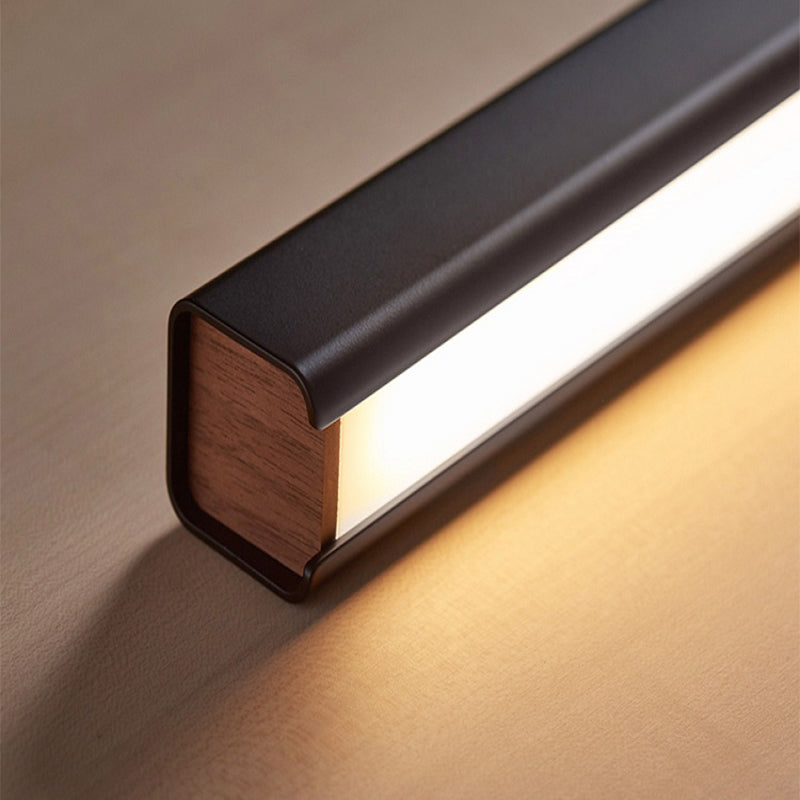 Orva Minimalist Classic Black & White Linear Pendant Light - Lamp Copper
