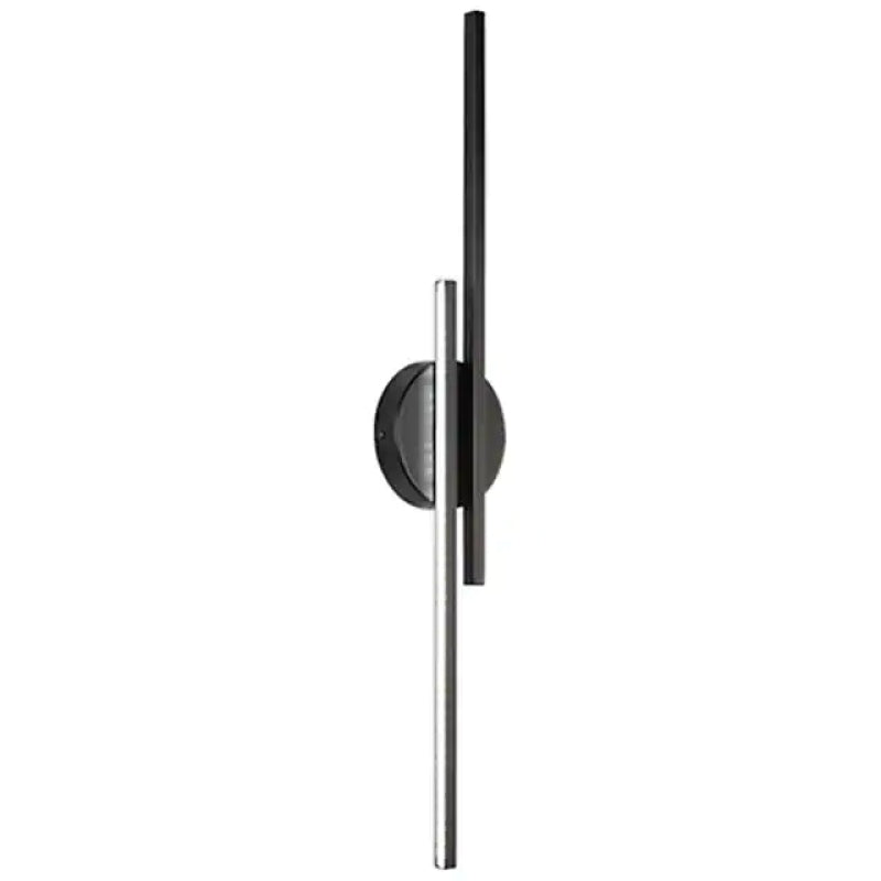 Elgo Modern Nordic Disc/Linear Metal LED Wall Lamp, Black/White - Lamp Copper