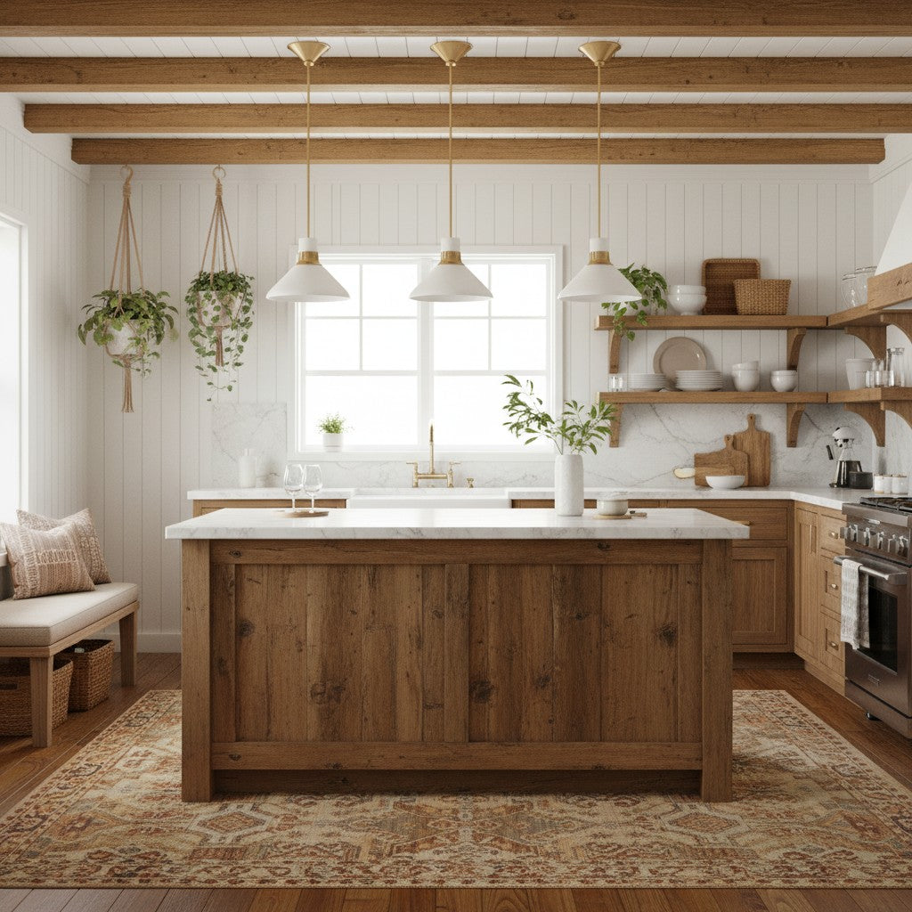 Tallow Ivory Porcelain Pendant Light for Kitchen