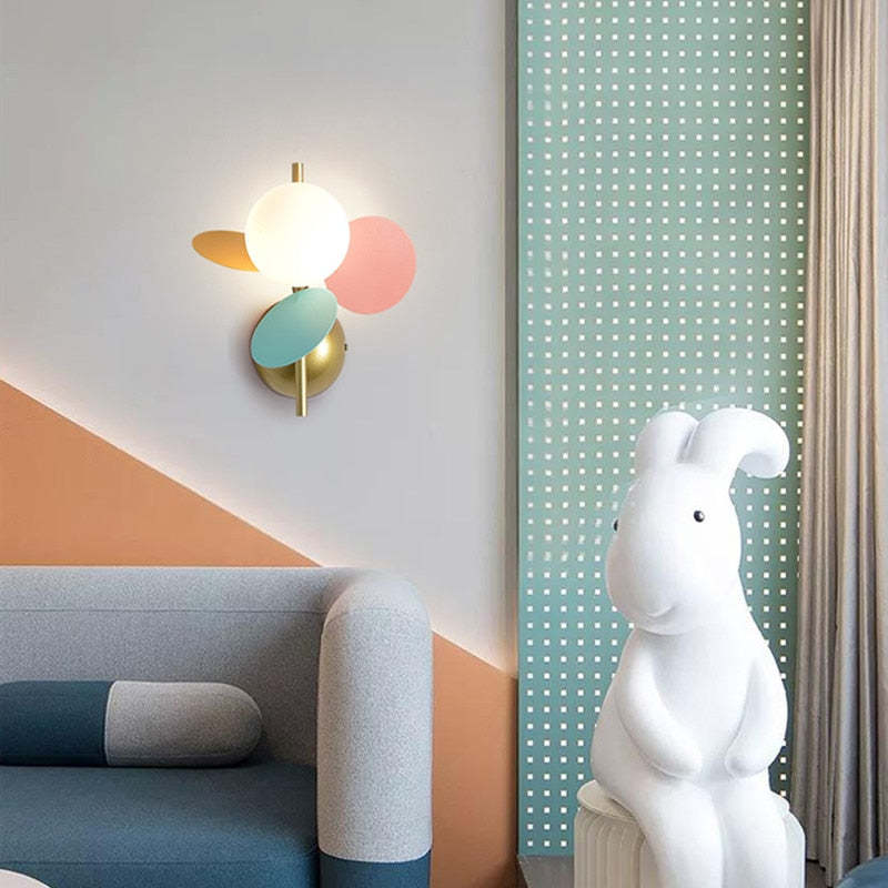 Arisha Petal Wall Lamp for Children's Room, 2 Colour - Lamp Copper