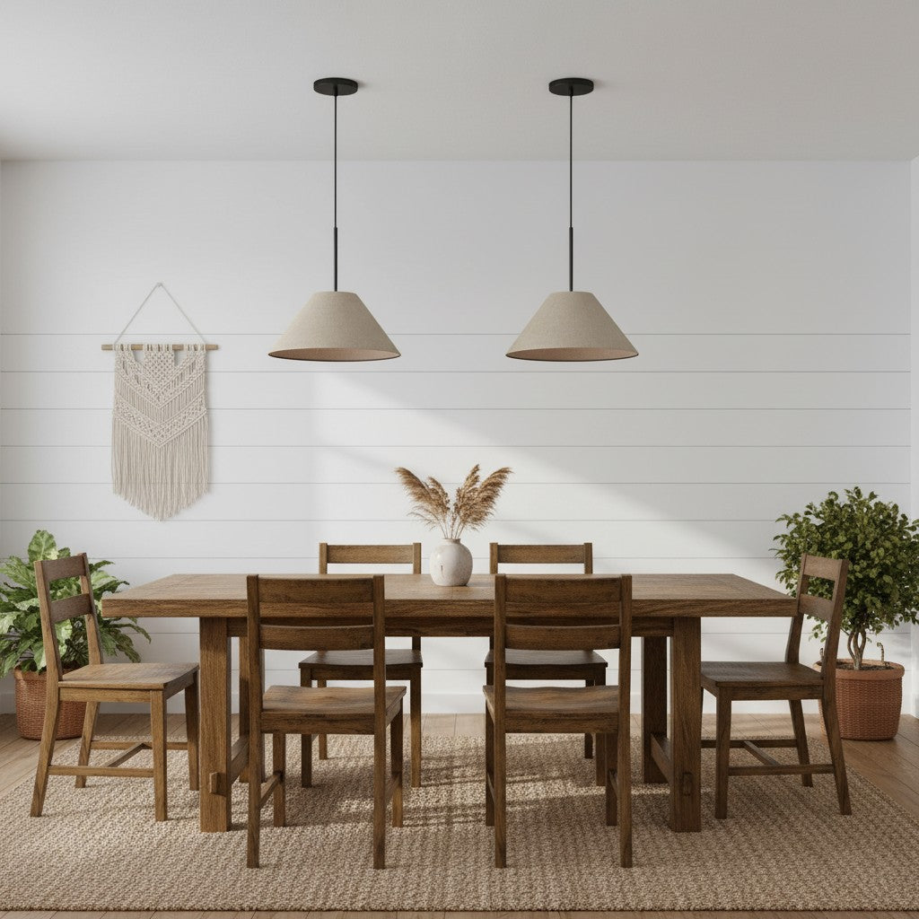 Fabric Black Contemporary Cone swing wall lamps