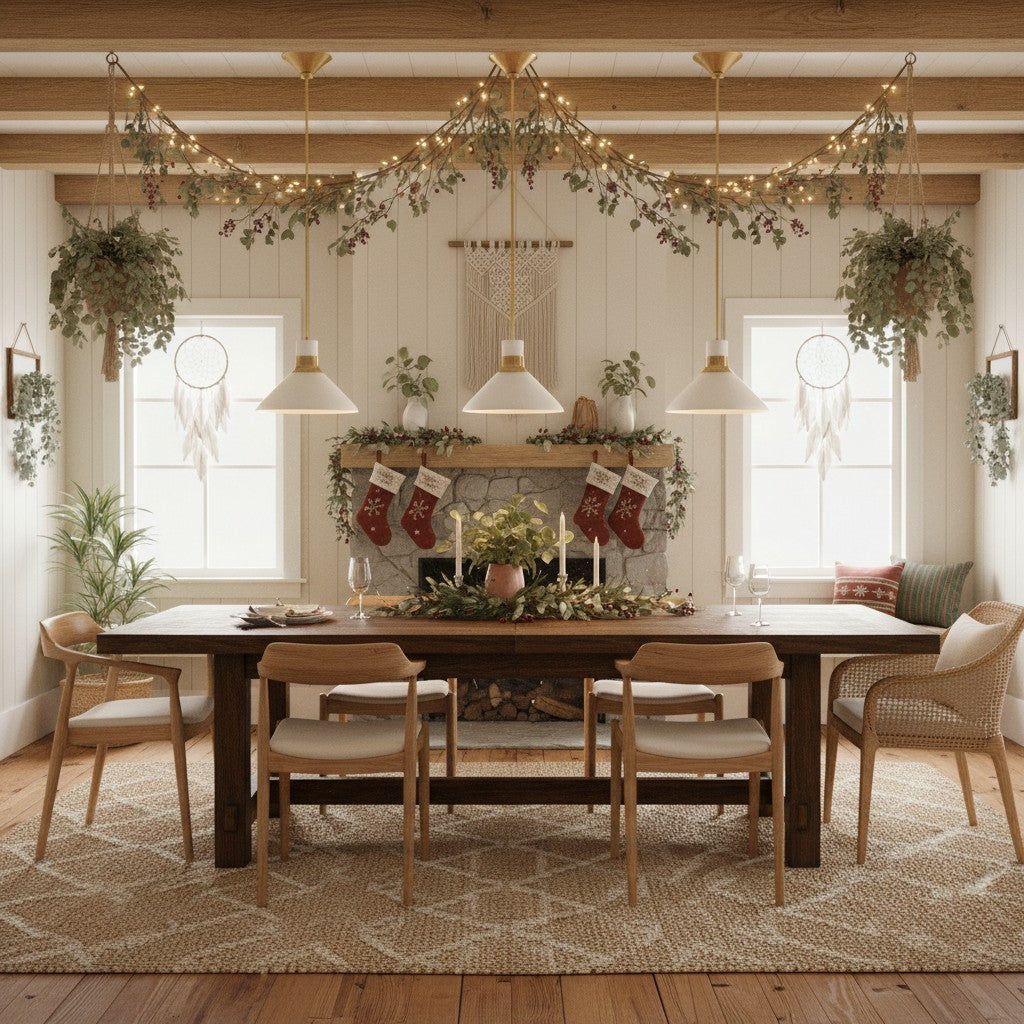 Tallow Ivory Porcelain Pendant Light for Kitchen