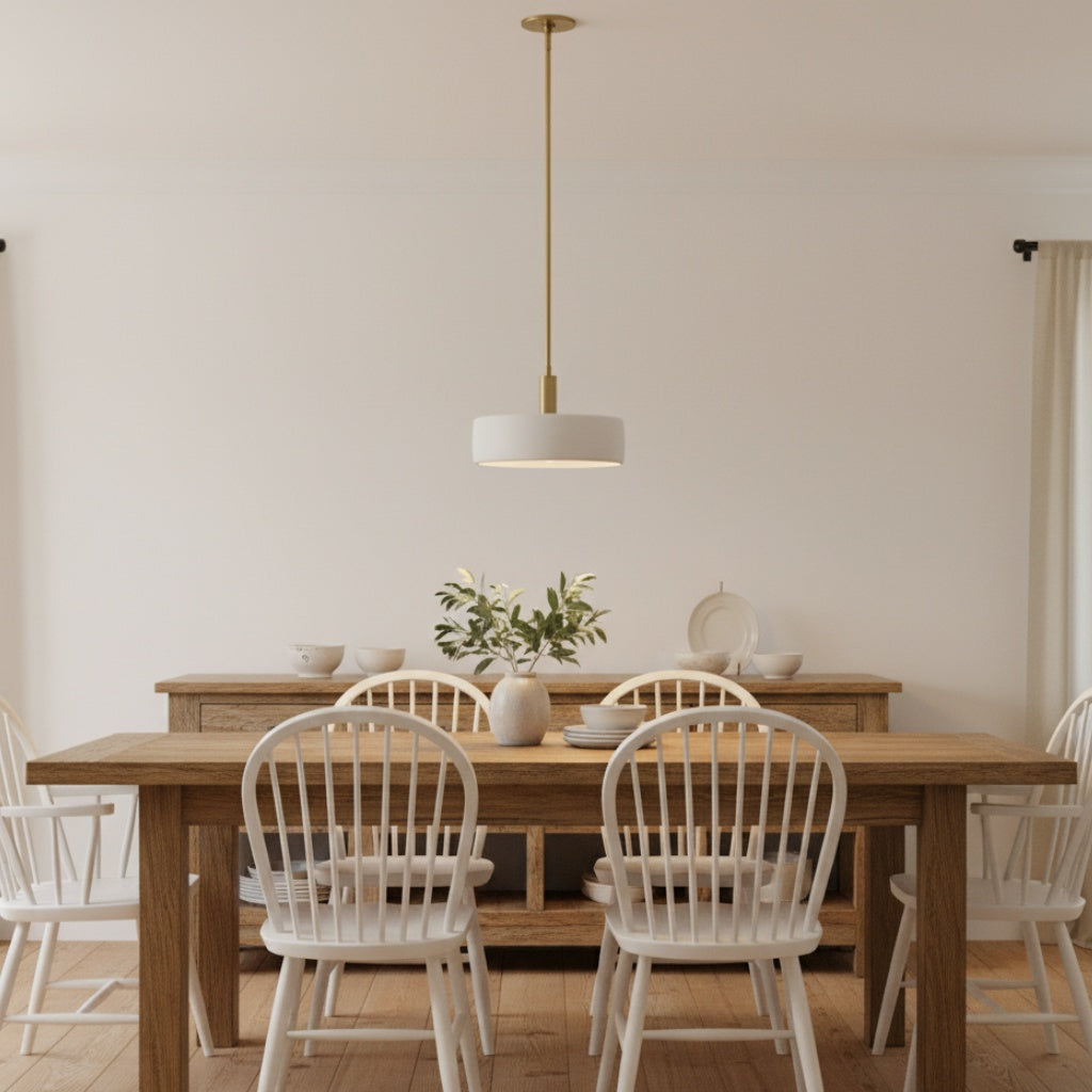 Kiln Single Pendant Lights for Kitchen Porcelain