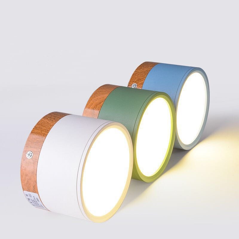Jojo Cylindrical Flush Mount Ceiling Light - Lamp Copper