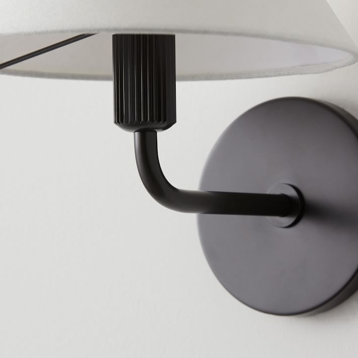 Vector Fabric Brass Wall Sconce