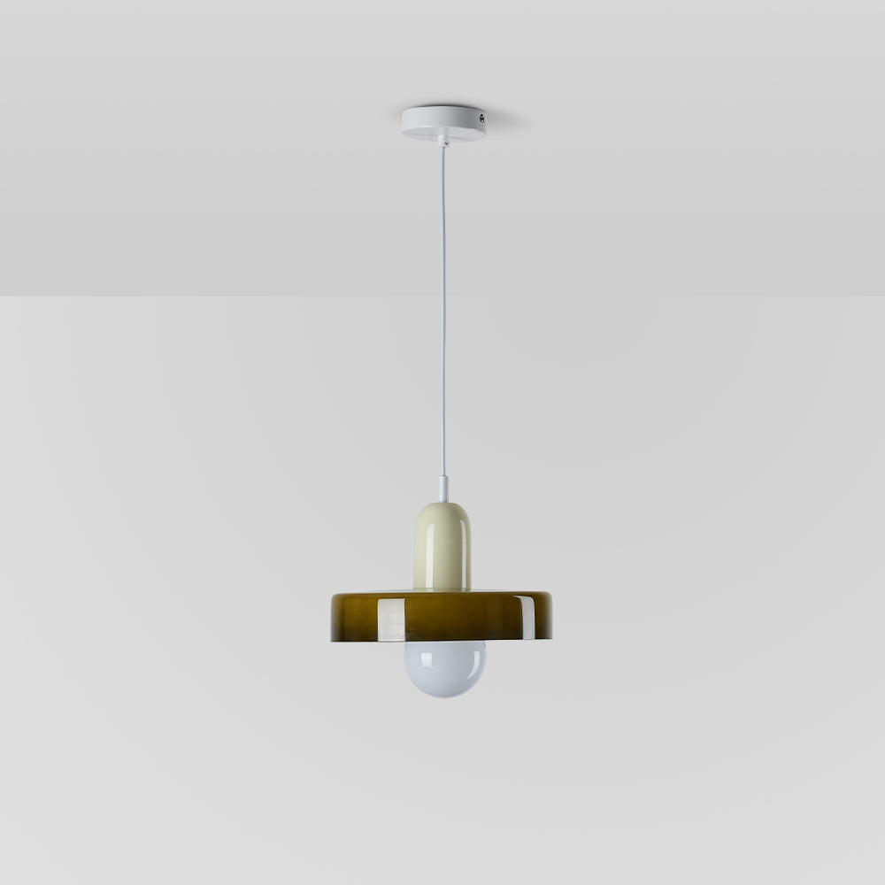 Jess Vintage Glass Pendant Light - Lamp Copper