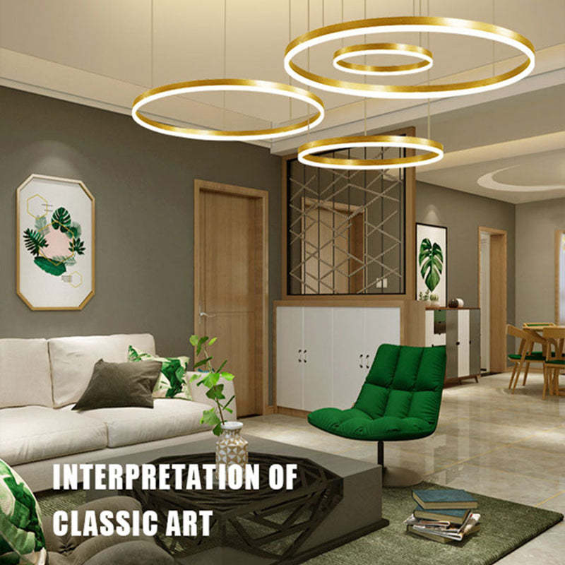 Remi Pendant Light Tir-Circle Liner - Lamp Copper