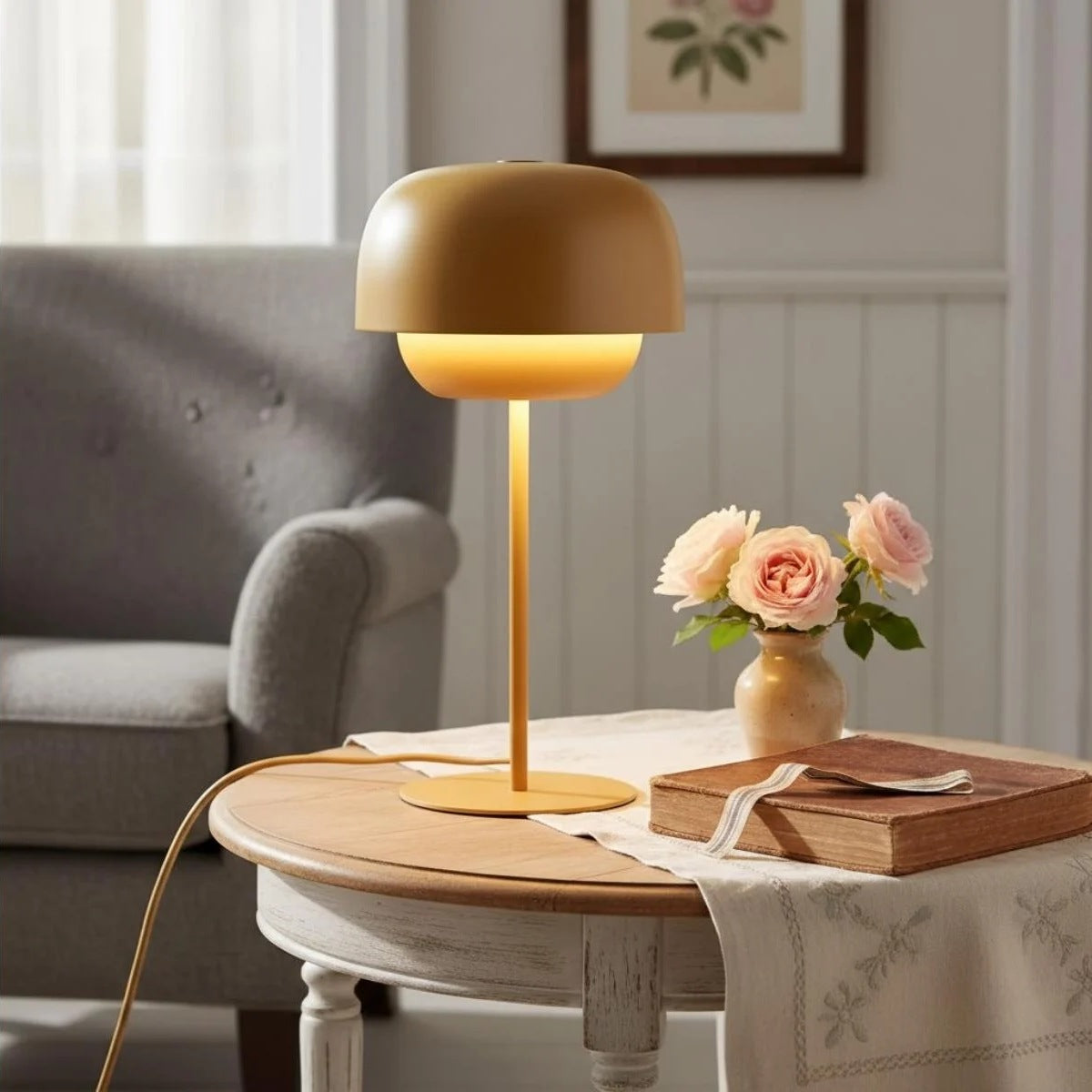 Orbit Contemporary Metal Dual Shade Lamp