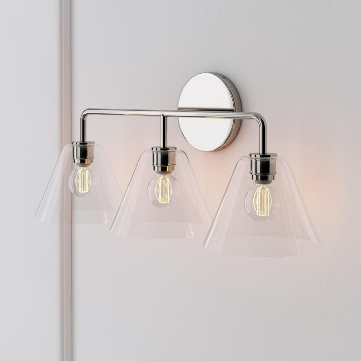Cone Wall Sconce Milk Glass Living Room
