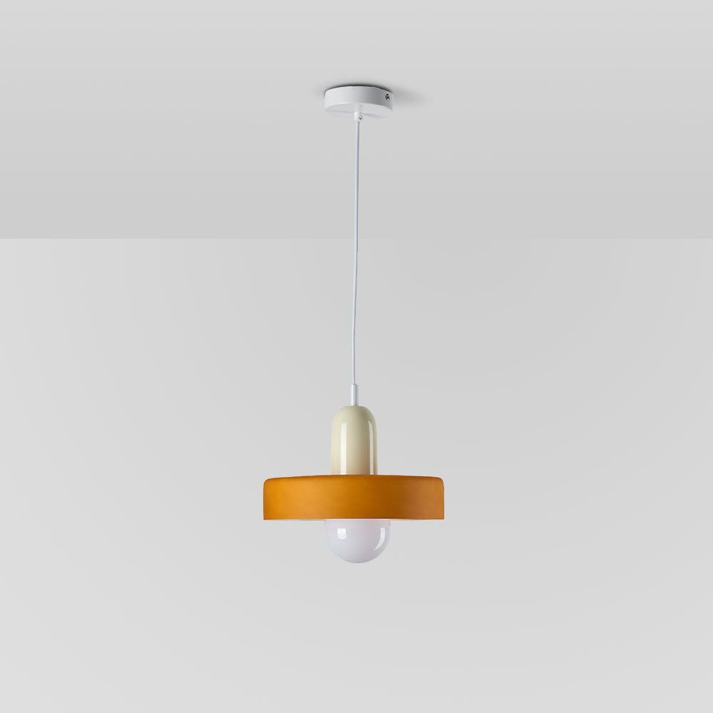 Jess Vintage Glass Pendant Light - Lamp Copper