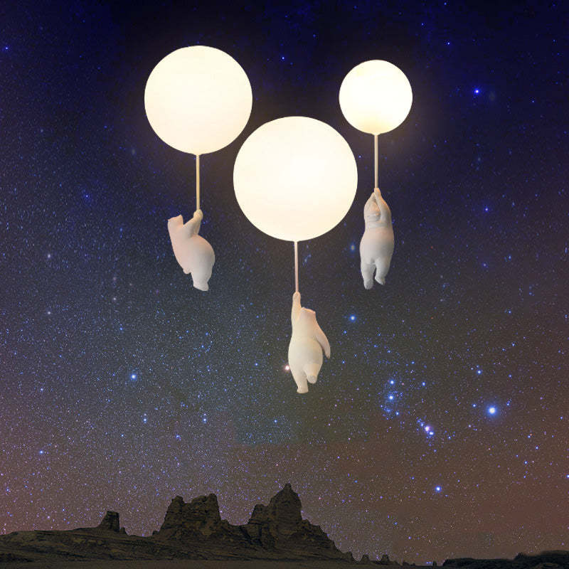 Bear Balloon Ceiling /Pendant Light - Lamp Copper