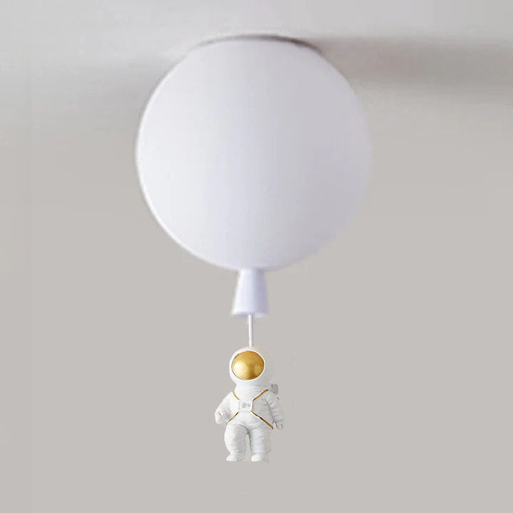 Aria Astronaut Balloon Flush Mount Ceiling Light, L 20/25/30/35cm - Lamp Copper