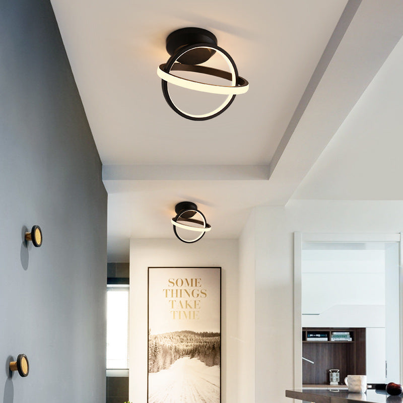 Arisha Modern Globe Ceiling Lamp LED Corridor Decorative Lamp - Lamp Copper