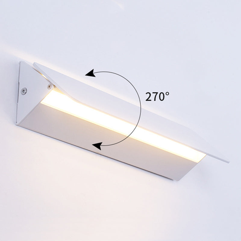 Arisha LED Metal Indoor Wall Lamp Rotatable, White - Lamp Copper