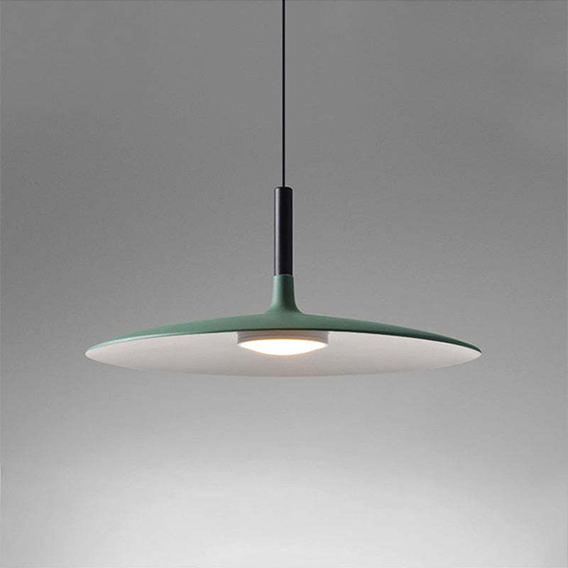 Rava Pendant Light Pan, Plate Shape Modern Design - Lamp Copper